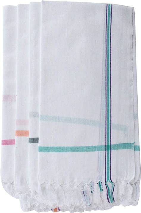 Your's Shopekart Handloom Cotton Bath Towels (Pack of 2, Large Size ...