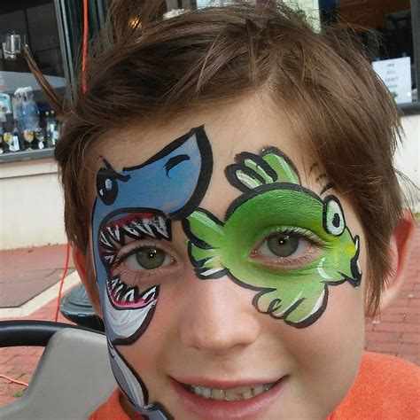 5 Cool Shark Face Paint Ideas - Face Paint Shop Australia