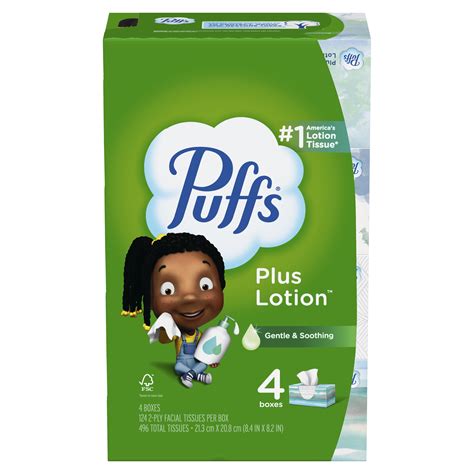 Puffs Plus Lotion Facial Tissue, Family Size Box, India | Ubuy