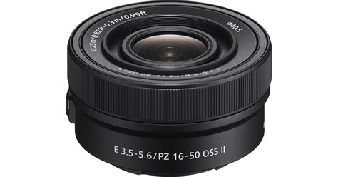 Sony E PZ 16-50mm f/3.5-5.6 OSS II Lens (Sony E, Black)