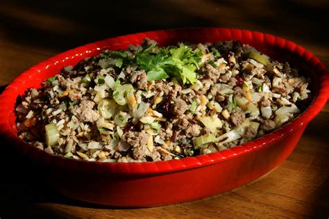 Feeding Frenzy...: Wild Rice & Sausage Stuffing (gluten free)