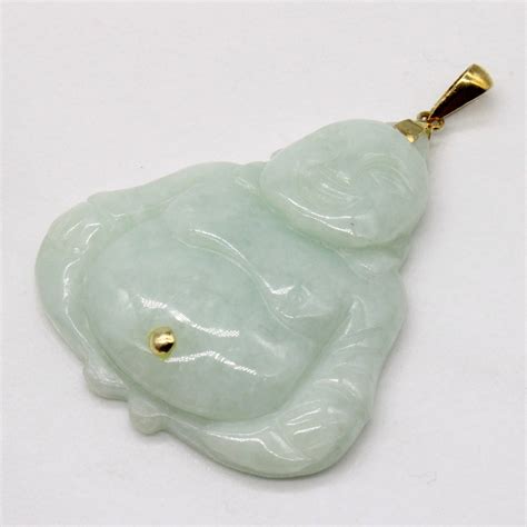 Carved Jadeite Buddha Pendant | 75.00ct | – 100 Ways