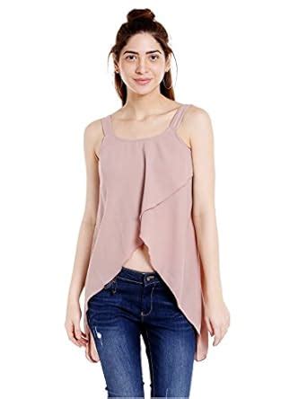 Globus Women Pink High-Low Top : Amazon.in: Clothing & Accessories