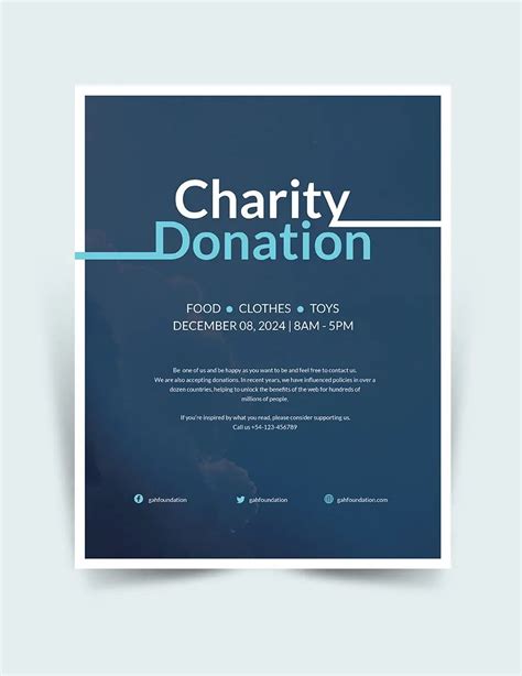 Donation Flyer Examples 的图像结果