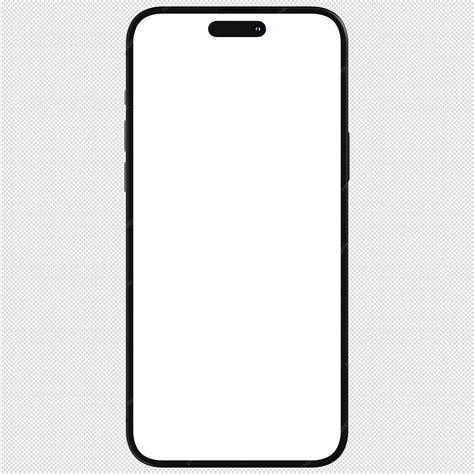 Premium PSD | Front side photo of black smartphone similar to iphone ...