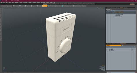 Thermostat Mockup 3D | 3D Molier International