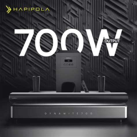 Hapipola Dynamite 700 5.1 Soundbar - 700w wireless subwoofer (dolby ...