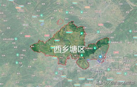 西乡塘区规划图,土地使用,未来十年_大山谷图库