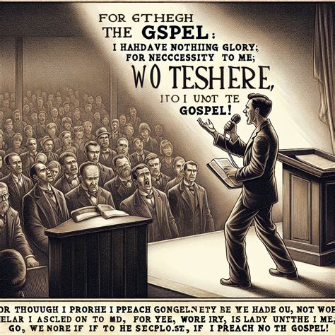 What does 1 Corinthians 9:16 mean? | Bible Art