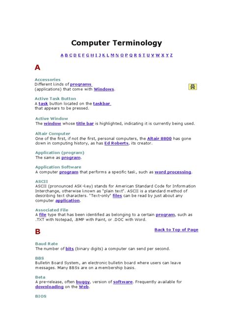 Image result for What Mean Computer Terminology