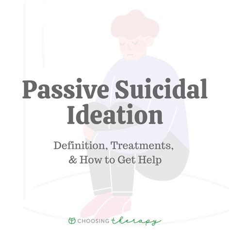 What Is Passive Suicidal Ideation?