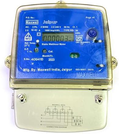 Litost® 3-Phase Three Phase Multi-Function LCD Display Energy Sub Meter ...