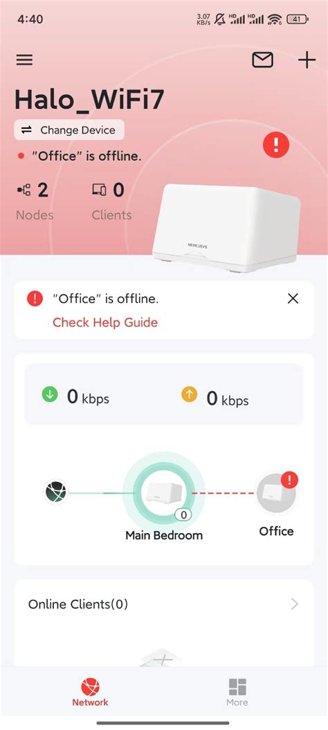Why are my Halo units/clients showing offline on MERCUSYS App - MERCUSYS