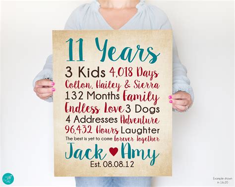 11th Wedding Anniversary