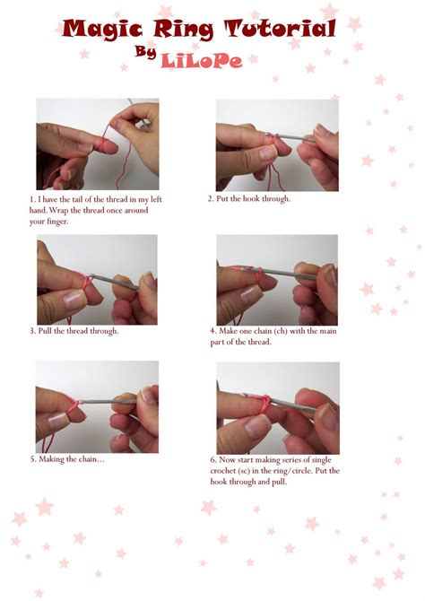 Image result for Magic Ring Tutorial