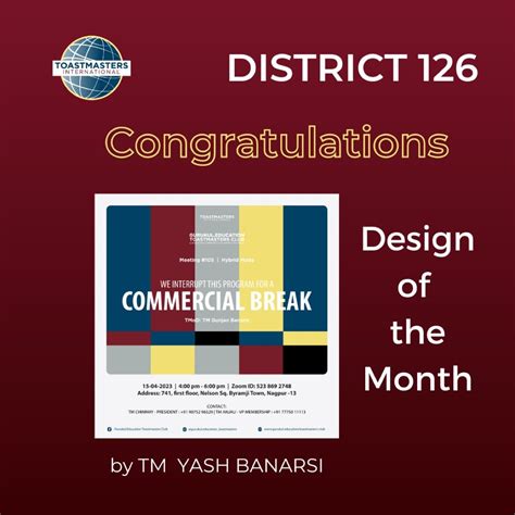 District 126 - Toastmasters International on LinkedIn: #d126 # ...