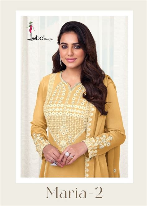 Eba Maria 2 Heavy Designer Embroidery Suit Collection