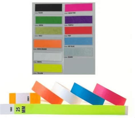Wristbands - Tyvek Paper Wristbands Manufacturer from Ahmedabad