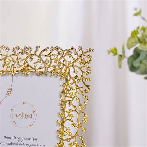 Souvenir Golden Photo Frame Large Online - Premium Photo Frame | Nestasia