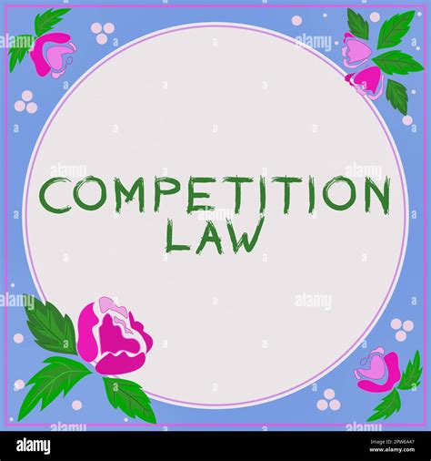 Conceptual display Competition Law, Business showcase regulating the ...