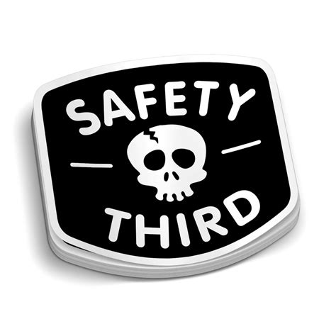 Safety Third Hard Hat Decal – Armed American Supply