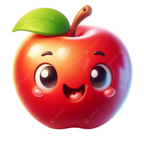 Cute Apple With Happy Face Clipart, Cute Apple With Happy Face, Cute ...
