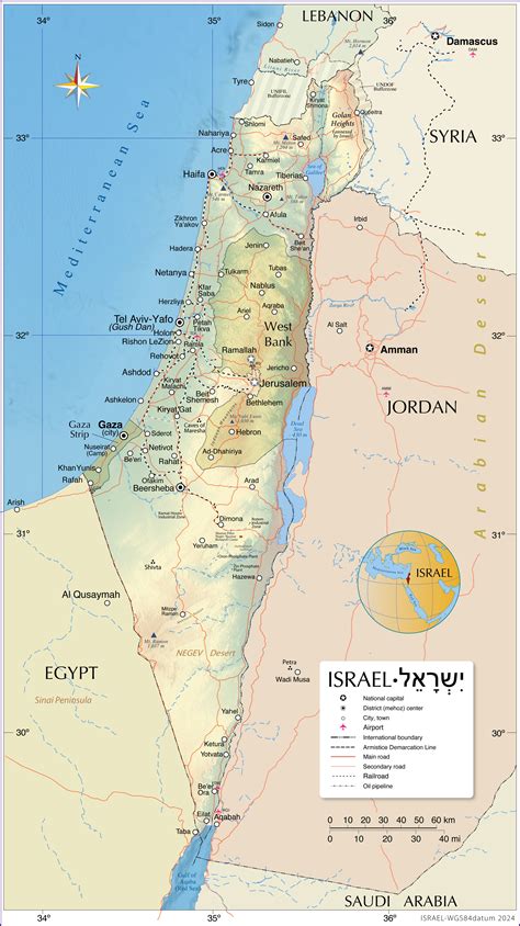 Map Of Europe And Israel _ Map Of Israel Borders – CACTPZ