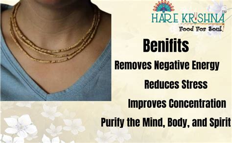 Hare Krishna Food For Soul ISKCON Tulsi Kanthi Mala 3 Round – Original ...