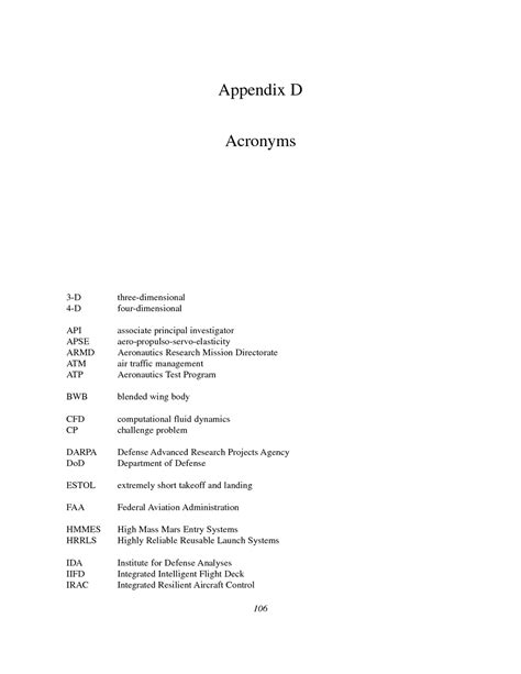Nasa Flight Control Acronyms