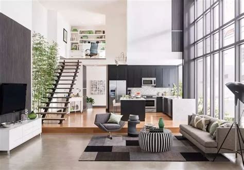 Loft pequeno moderno Home Interior Design, Interior Architecture, House ...