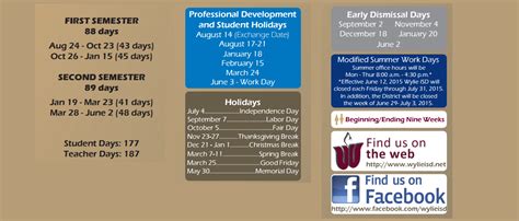 Cooper Junior High - School District Instructional Calendar - Wylie Isd ...
