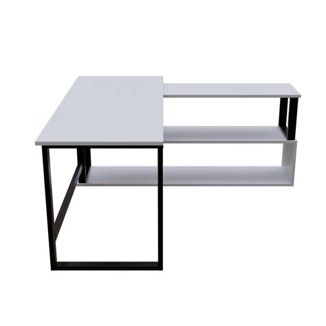 L Shaped Executive Desk with Storage Design by Riyan Luxiwood