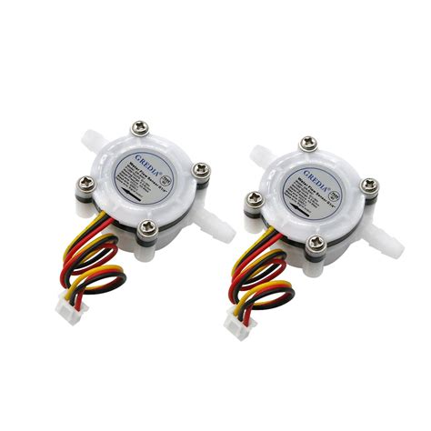 Buy 1/4" Water Flow Sensor Food-Grade Switch Hall Effect Flowmeter ...