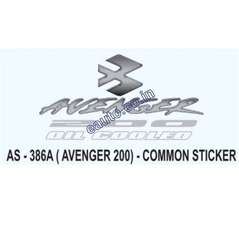 Graphics Sticker Set for Bajaj Avenger 200 | Common Sticker | Both Sid