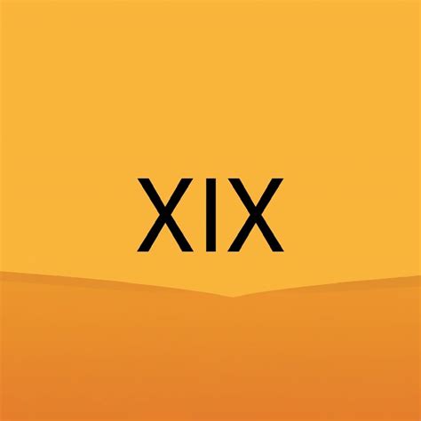 ¿Qué número romano es XIX? | Qué es