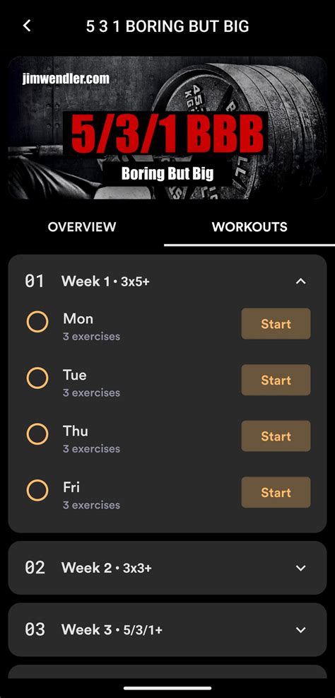 5/3/1 Boring But Big (BBB): Full Program Guide & Free App