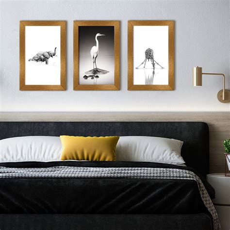 Immerse in Captivating Wildlife with Framed African Canvas Painting ...