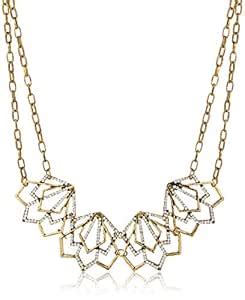 Foxy Sperks Gold-Toned Stone-Studded Necklace : Amazon.in: Fashion