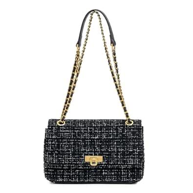 Buy Miraggio Donatella Shoulder Bag For Woman | Tweed Texture Shoulder ...
