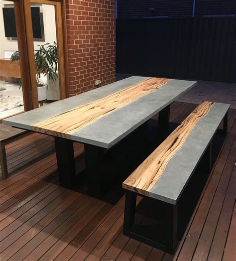 Diy Concrete Patio Dining Table at Edwin Hare blog