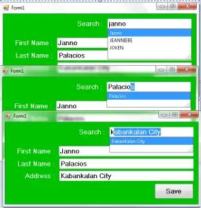 Image result for Vb.net Autocomplete Textbox