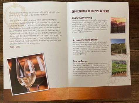 Private Wine Tasting Class