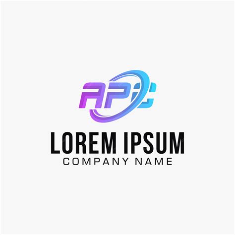 Premium Vector | Letter a p c logo design template gradient