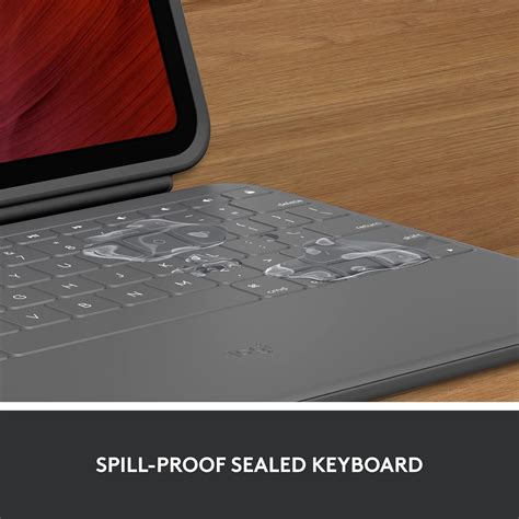 Logitech Slim Folio Bluetooth Keyboard Case for iPad India | Ubuy