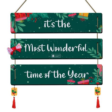 Buy Indigifts Showpiece for Home Decoration Gift Quotes Printed Teal 3 ...