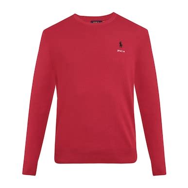 Buy Men Red Solid Long Sleeve Sweater Online at The Collective - 661316