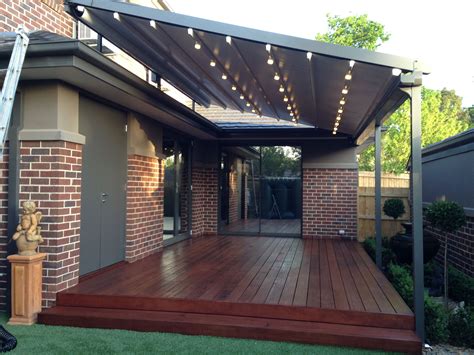 Retractable Pergola Awning Best Quality Design Gray Stained Finish ...