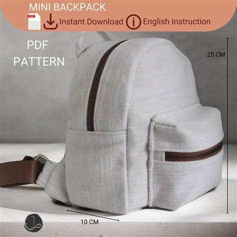 Image result for DIY Mini Backpack Pattern