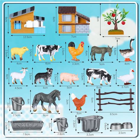 Buy 30 Pieces Mini Animal Figurines Realistic Animal Toys Educational ...