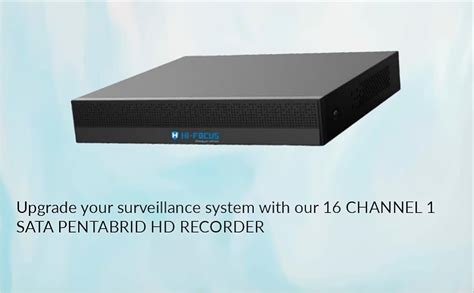 Buy HD-XVR-4161H1-H, 16 Channel 1 SATA PENTABRID HD Recorder Online at ...